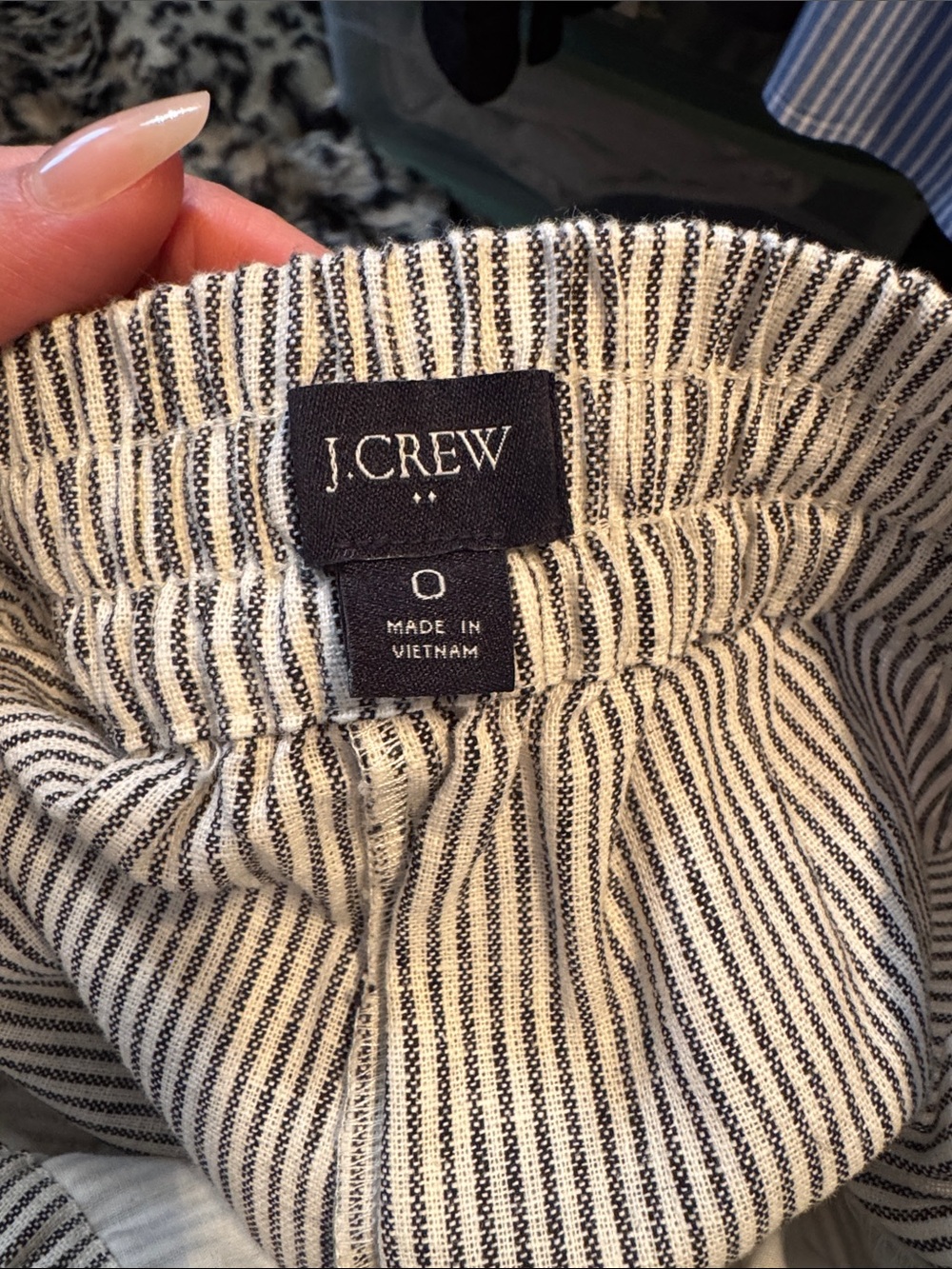 Striped Drawstring Pants - Picture 3 of 3